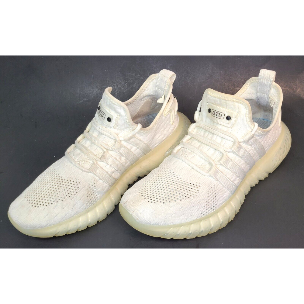 OTU Men's 7, Women's 9 Walking Running Shoes White, Euro Size 40 Unisex